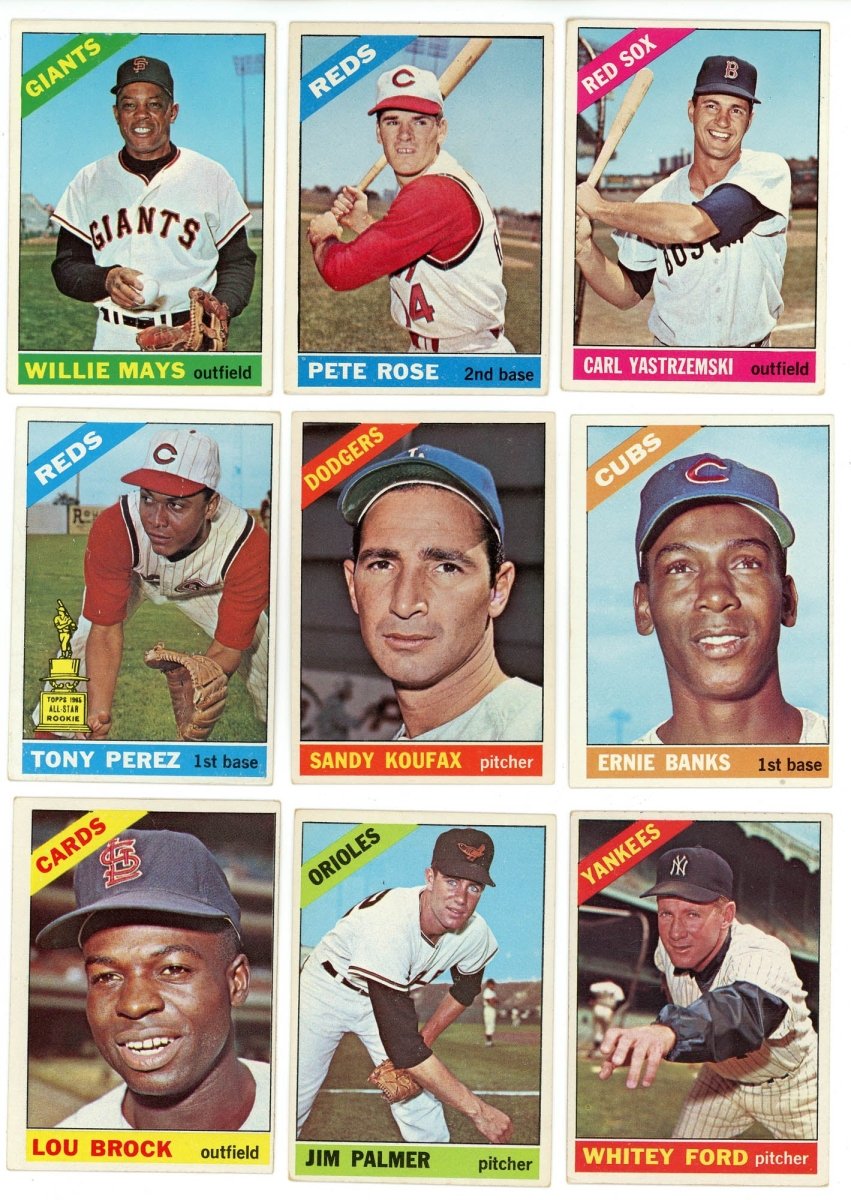 1966 TOPPS BASEBALL COMPLETE SET BREAK - 8 CARDS PER BOX! INCLUDES A HOFER AND/OR HIGH NUMBER Card!