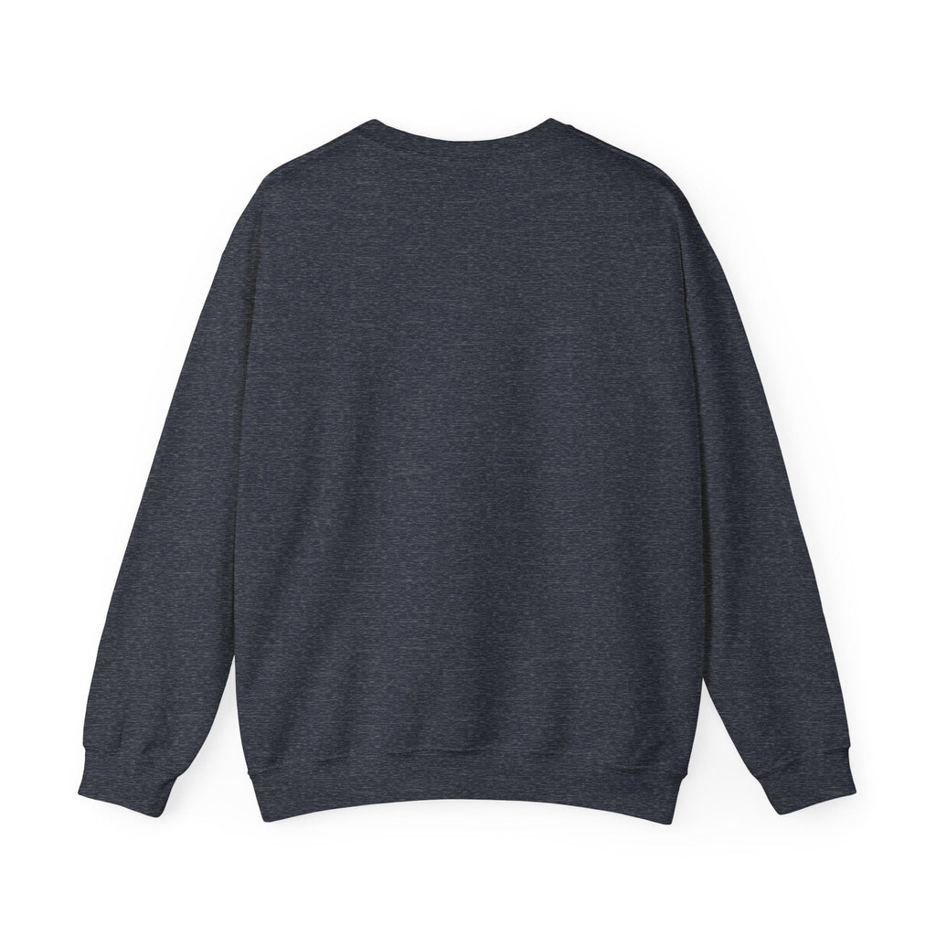 Moon Tribe Crewneck Sweatshirt — Celestial Moon Graphic Pullover - Jewel Tones