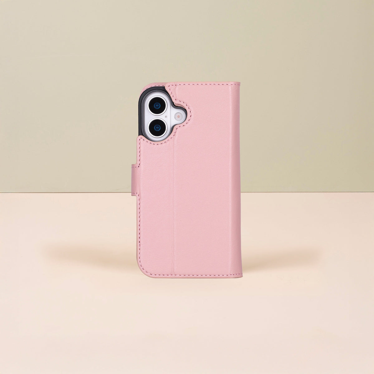 Leathere iPhone 17 Wallet Case – Pink - New York