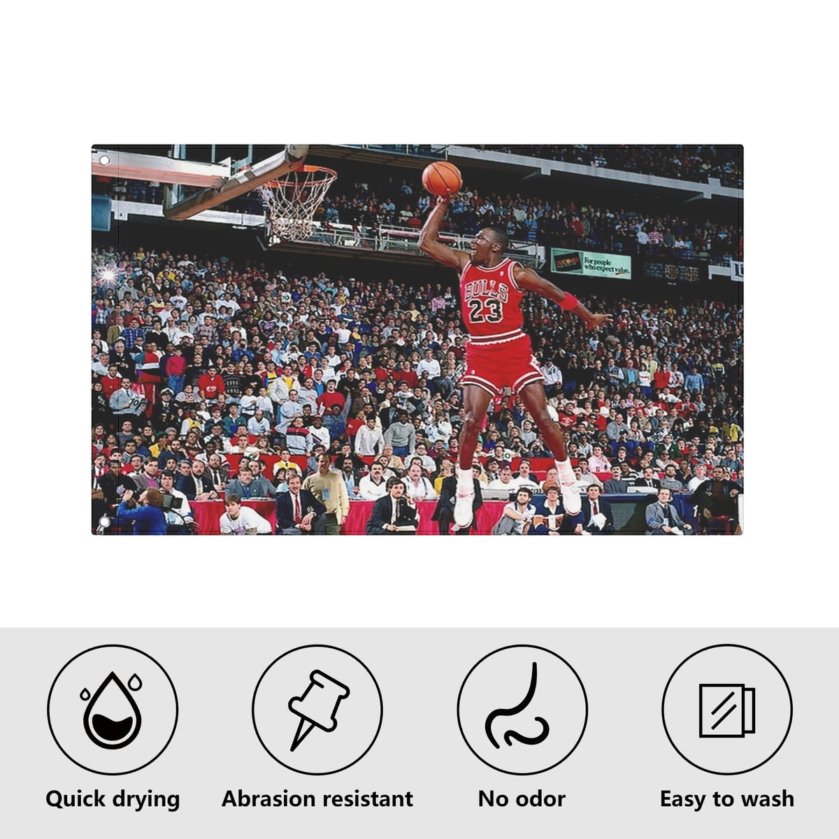 1987 Michael Jordan Flag