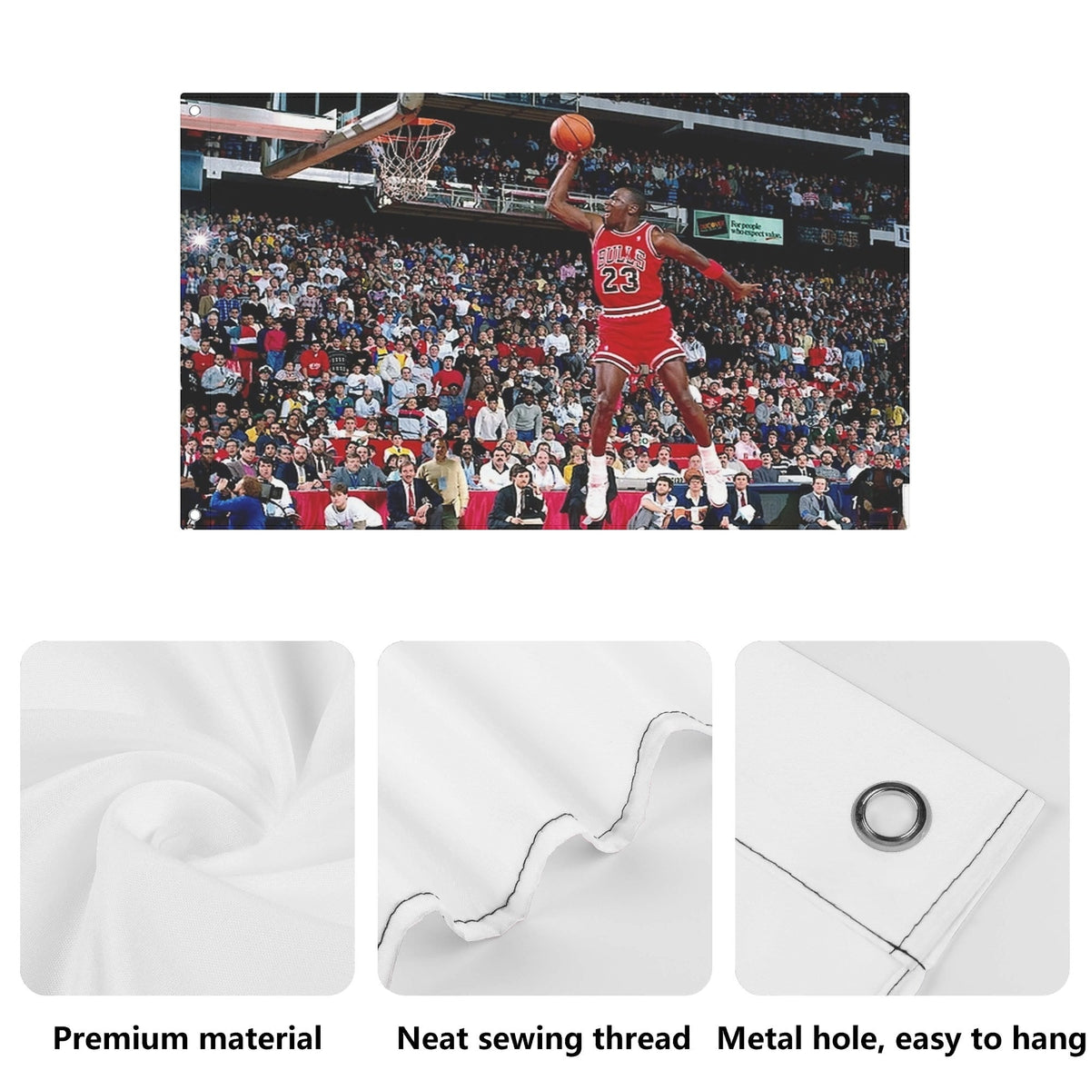 1987 Michael Jordan Flag