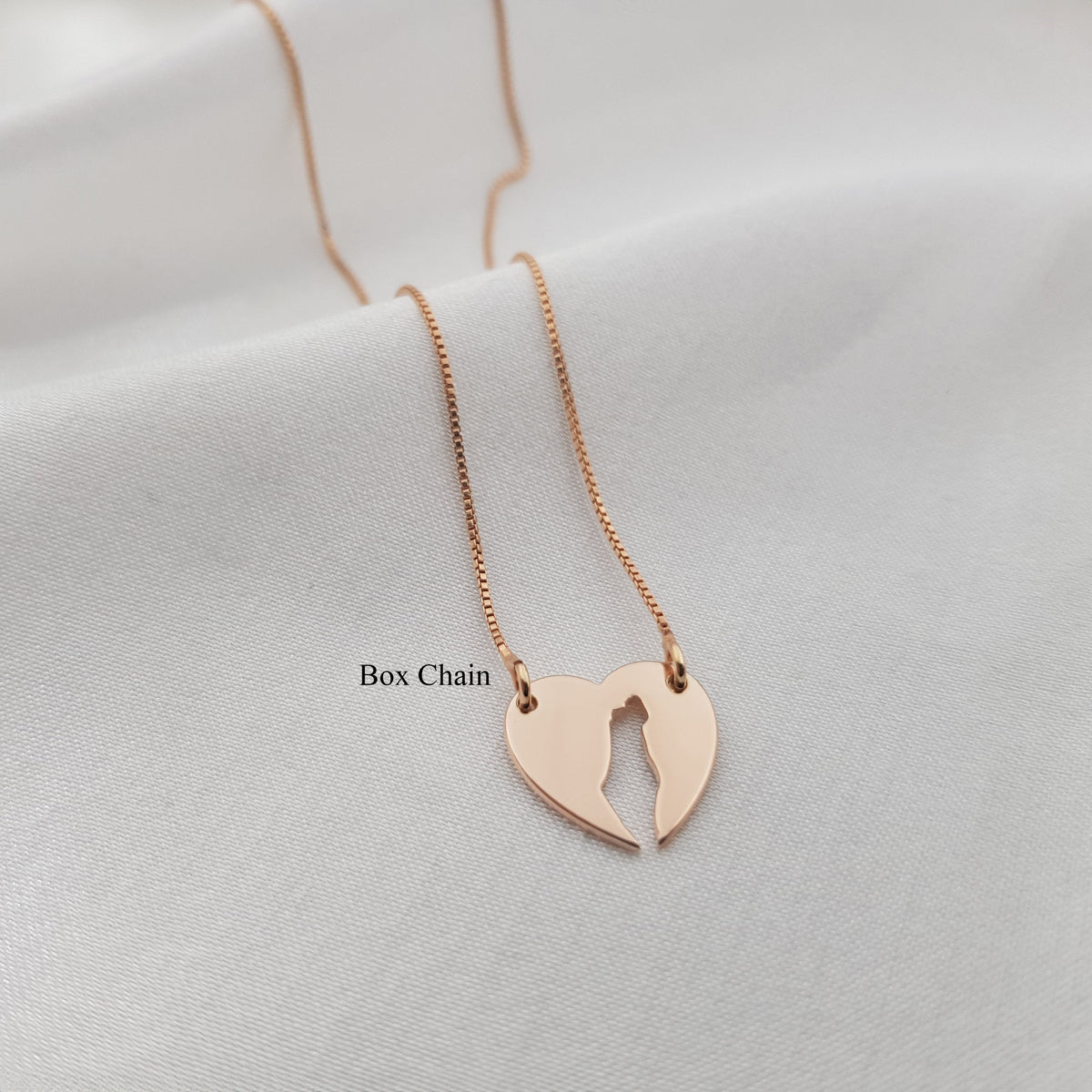 Israel Map Heart Necklace