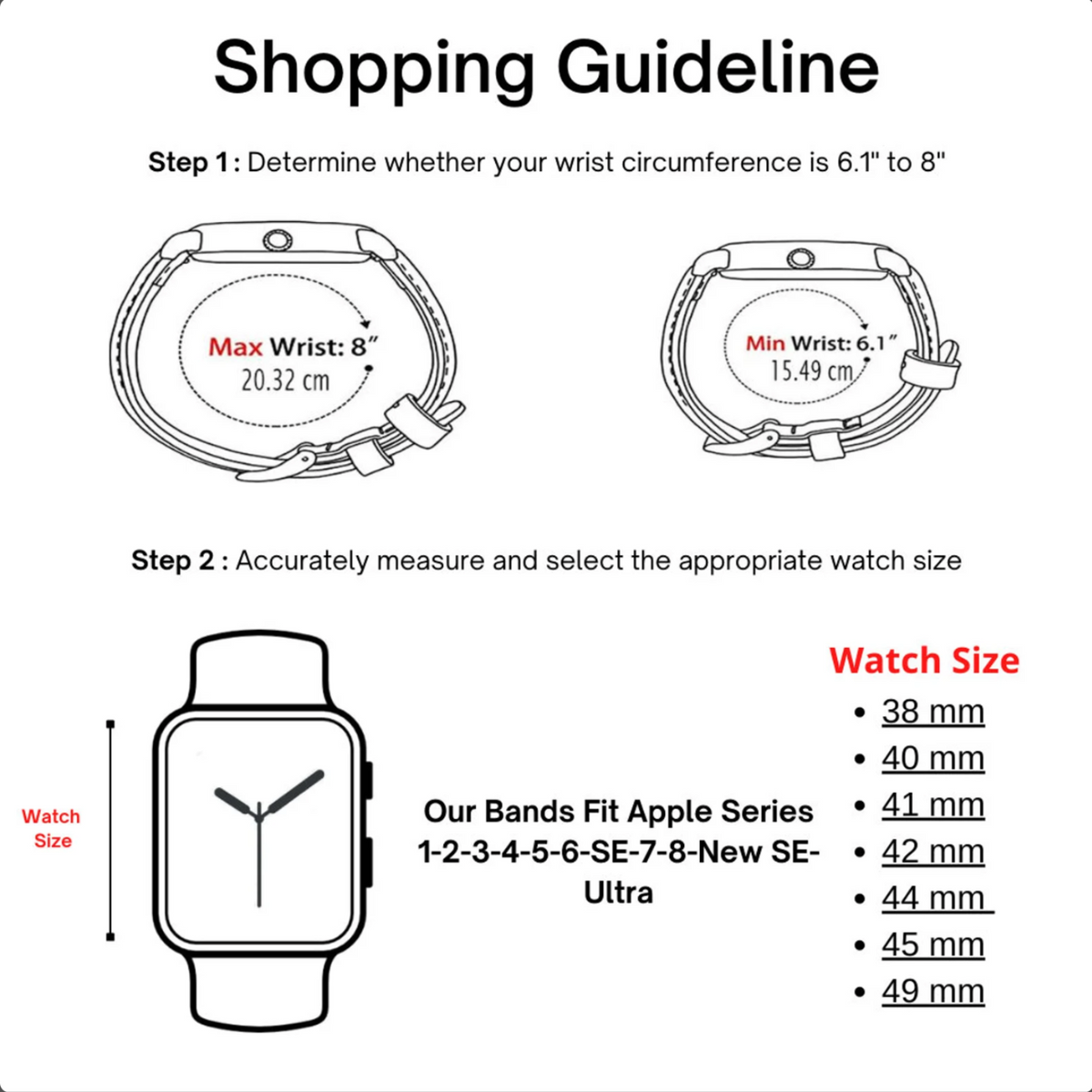 Apple Watch Caramel Brown Leather Strap - Detroit