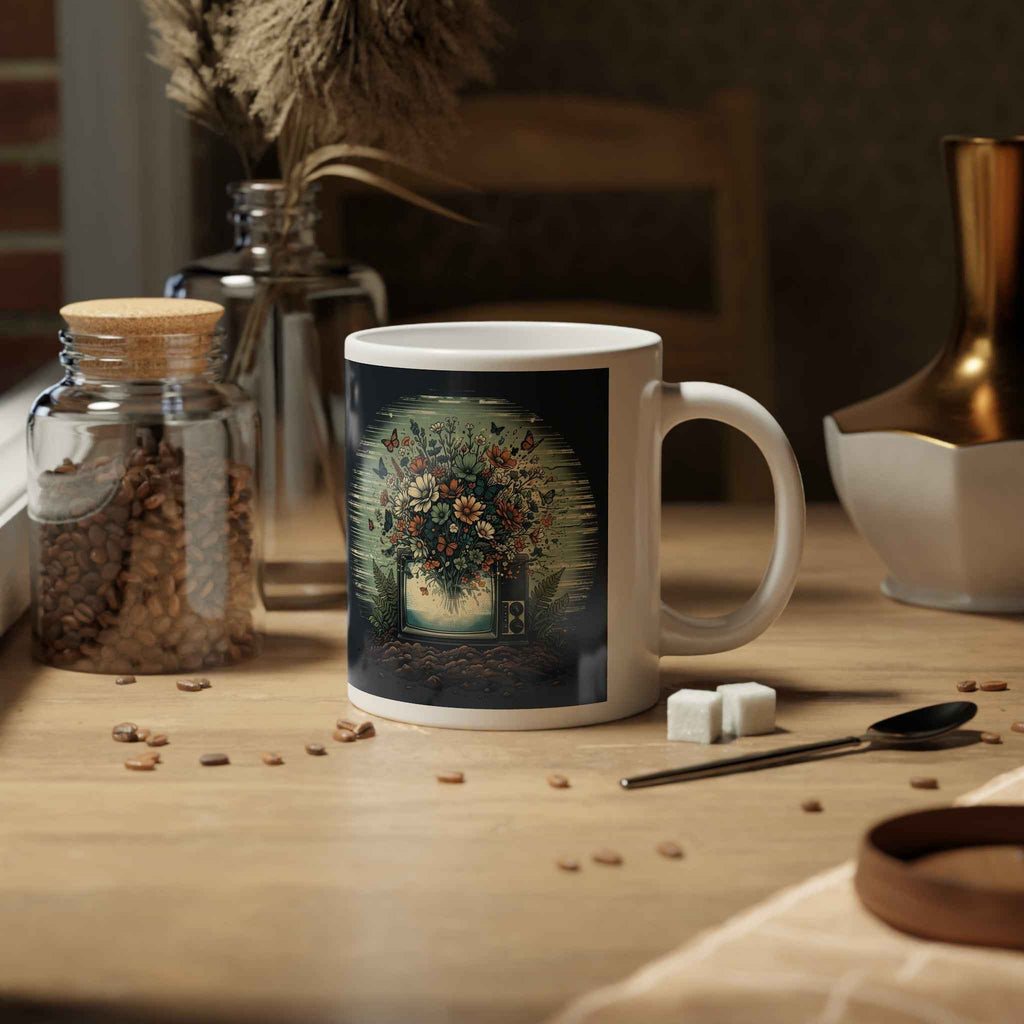 Static Bloom | 20 oz Coffee Mug