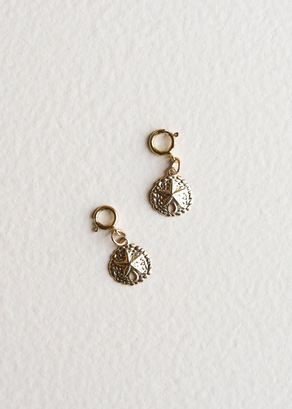 14K Gold Filled Charm - Sand Dollar