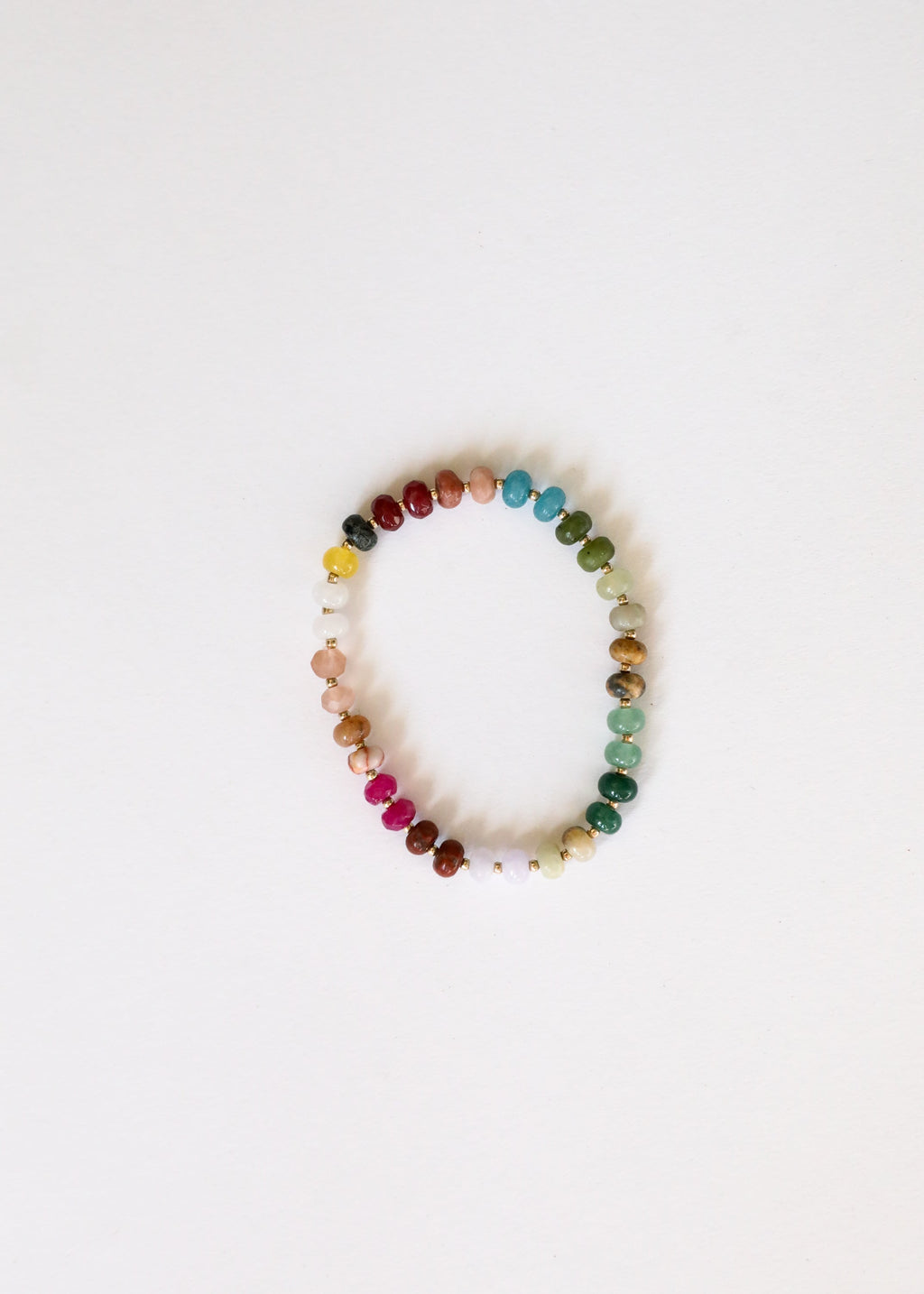 Natural Gemstone Bracelet + 14k Gold Filled Toggle : Sedona