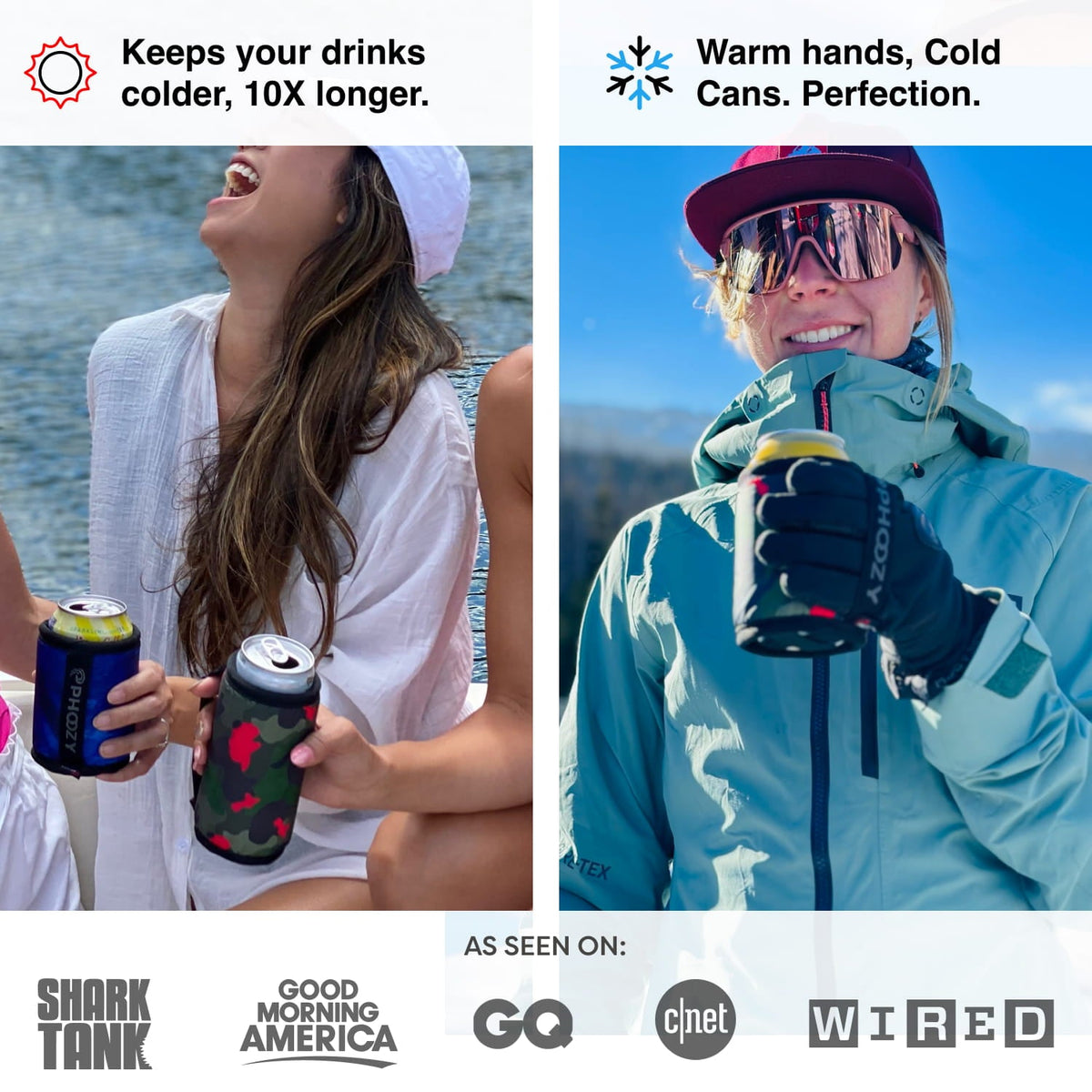 Drink Capsule - Keeps Drinks Cold 10X Longer