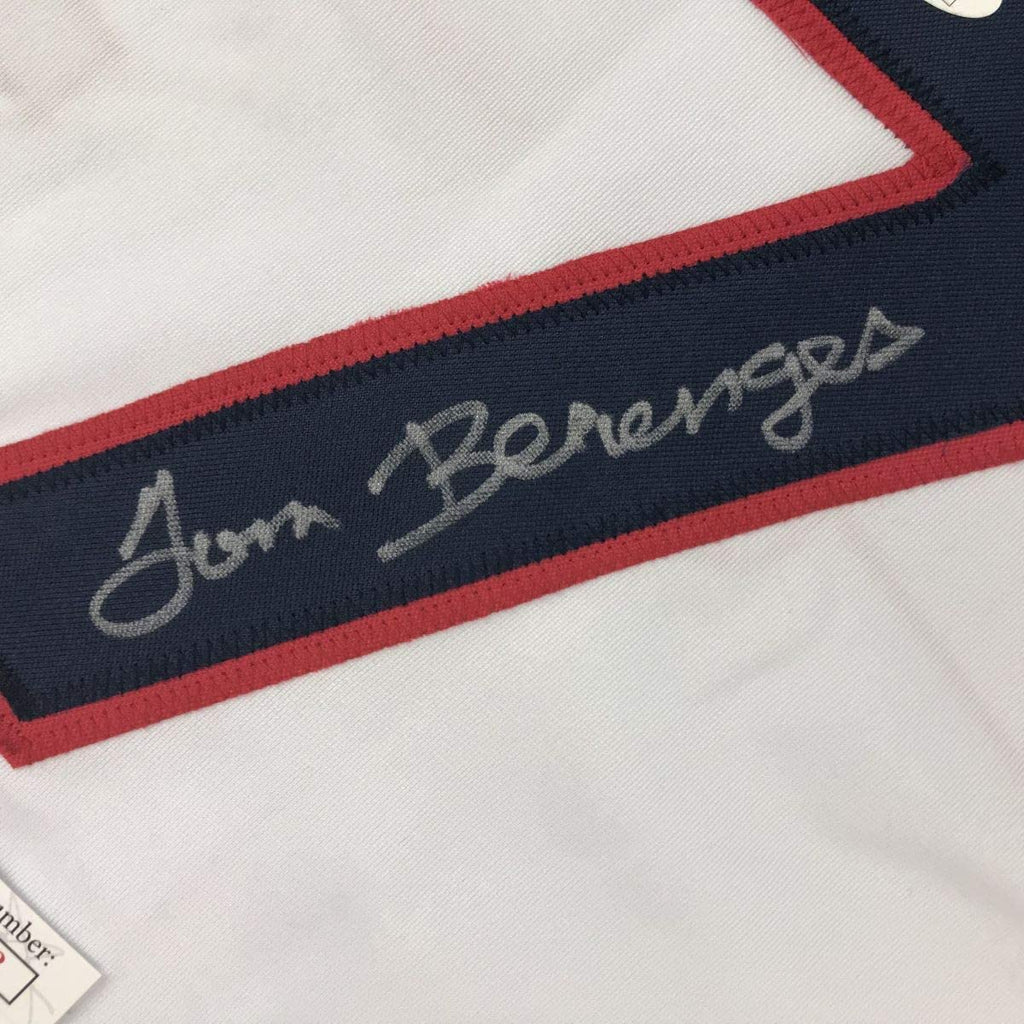 Autographed/Signed Tom Berenger Jake Taylor Major League Cleveland Baseball Jersey JSA COA