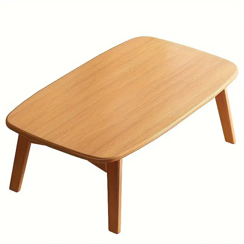 Low-Rise Design Bamboo Folding Table