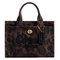 Embroidered Cherry Denim Cargo Tote 20Embroidered Cherry Denim Cargo Tote 20