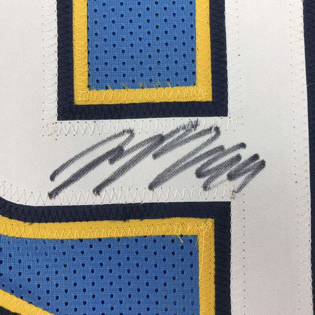 Autographed/Signed Joey Bosa Los Angeles LA Powder Blue Football Jersey JSA COA