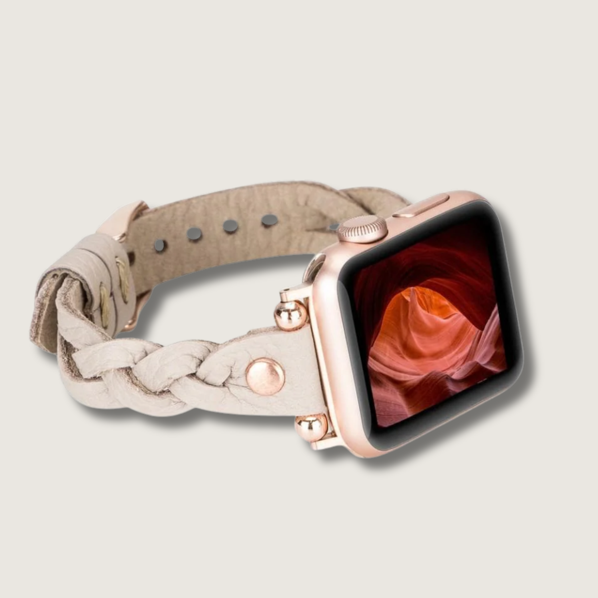 Apple Watch Braided Band - light beige - Chico