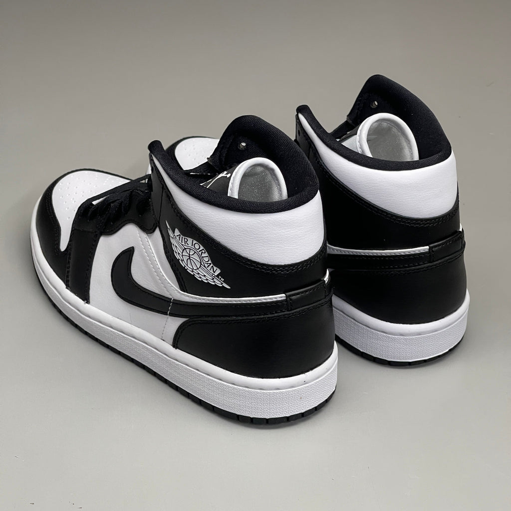 NIKE AIR JORDAN 1 Mid Panda Shoe Women's Sz 6.5 Black / White DV0991-101 (New)