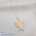 Star of David Lion Necklace