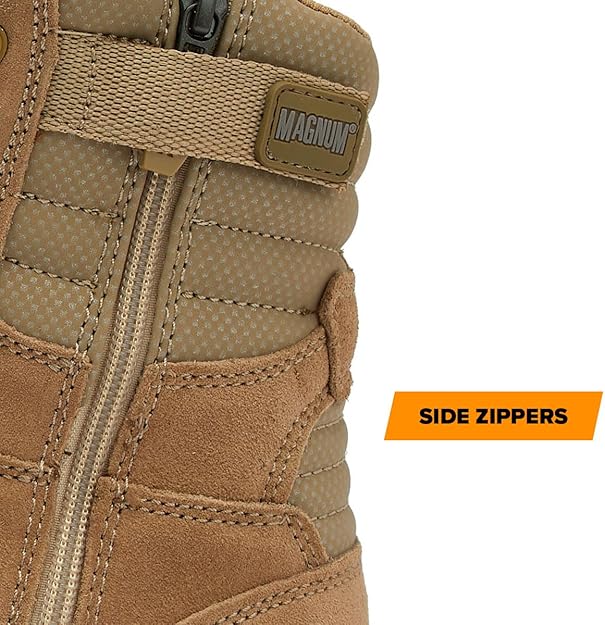 MAG STORM 8" Desert Military Tactical Boot SZ WP
