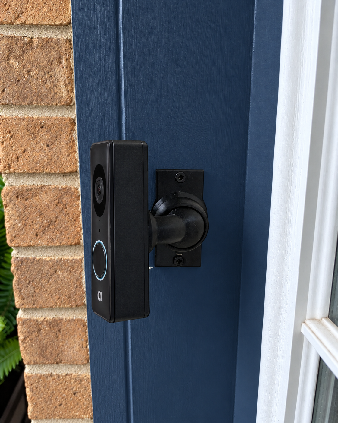 15-90° Adjustable Swivel Mount for Alula Video Doorbell Camera | 1080p 140° IP55 | Bent-Neck Side-Wall Pivot