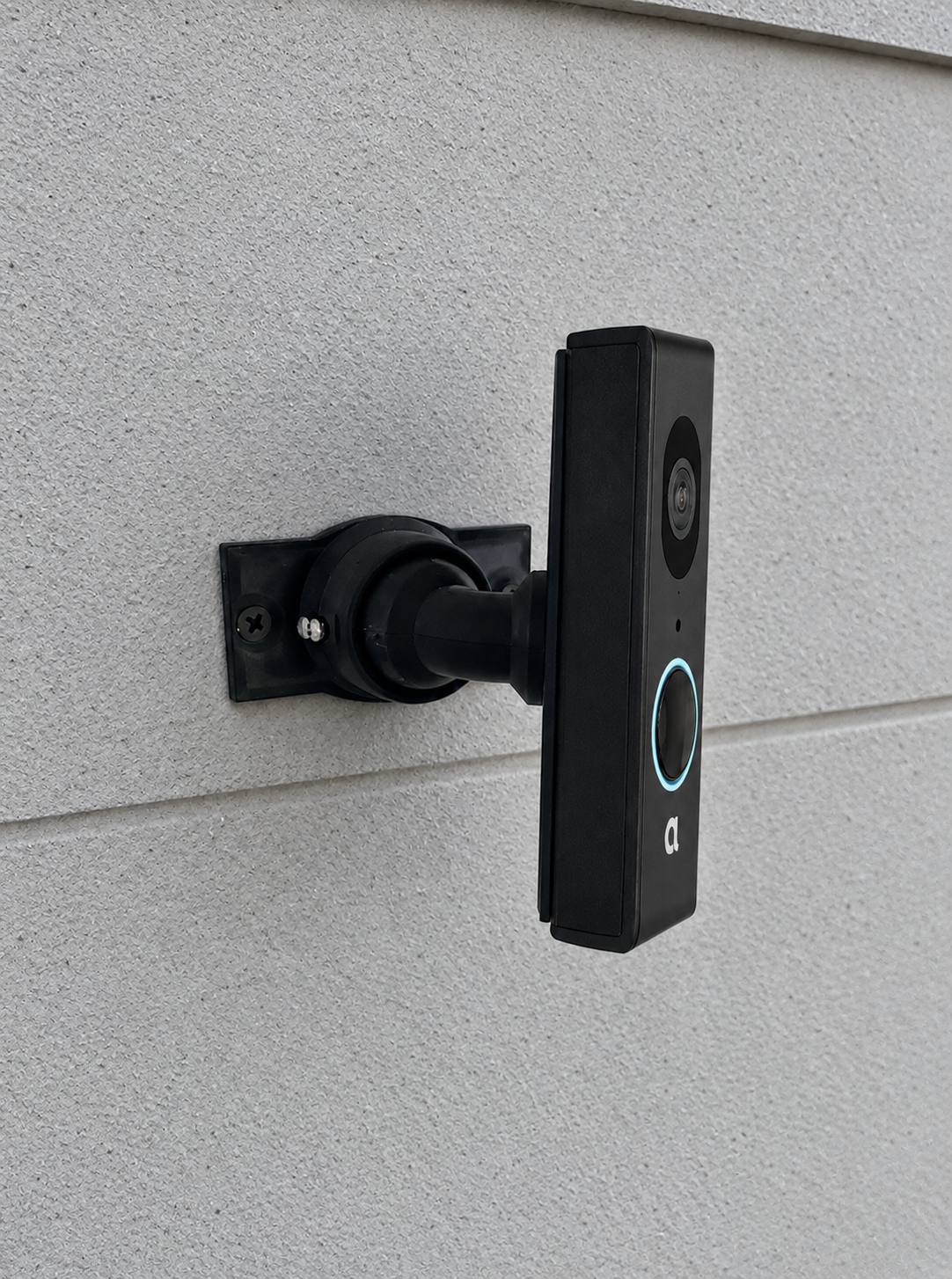 15-90° Adjustable Swivel Mount for Alula Video Doorbell Camera | 1080p 140° IP55 | Bent-Neck Side-Wall Pivot