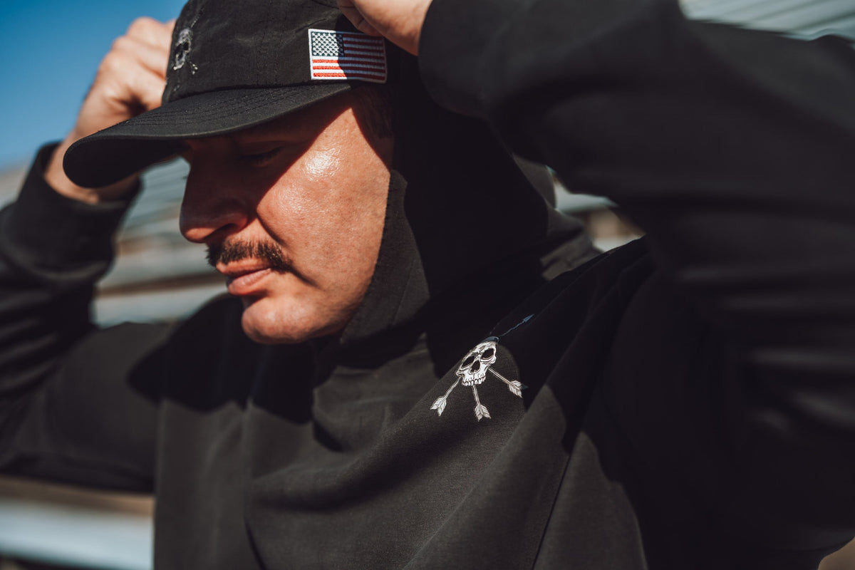 MEN'S | BASE LAYER HOODIE : BLACK