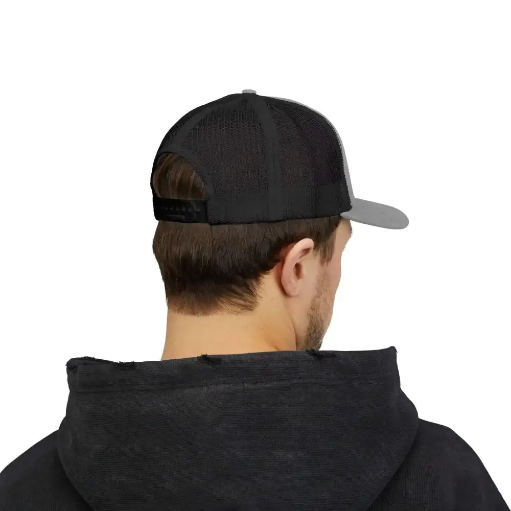 Black Angus Bull Snapback Truckers Hat, Farmers and Rancher Cap