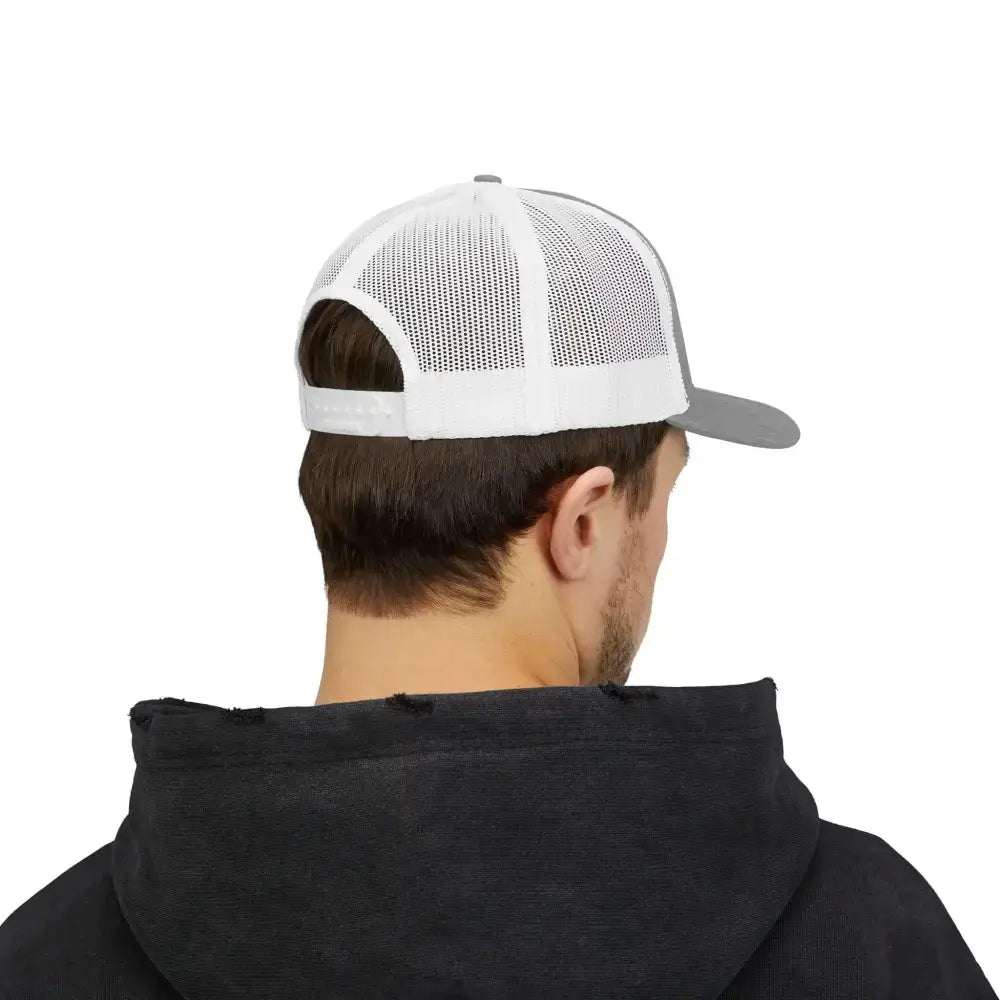 Black Angus Bull Snapback Truckers Hat, Farmers and Rancher Cap