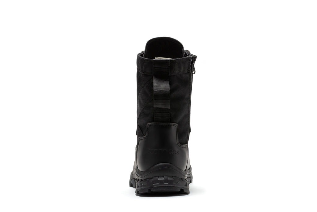 Botas Pro Black Men's 8 inch Side Zipper Military Tactical Boots BP401BK