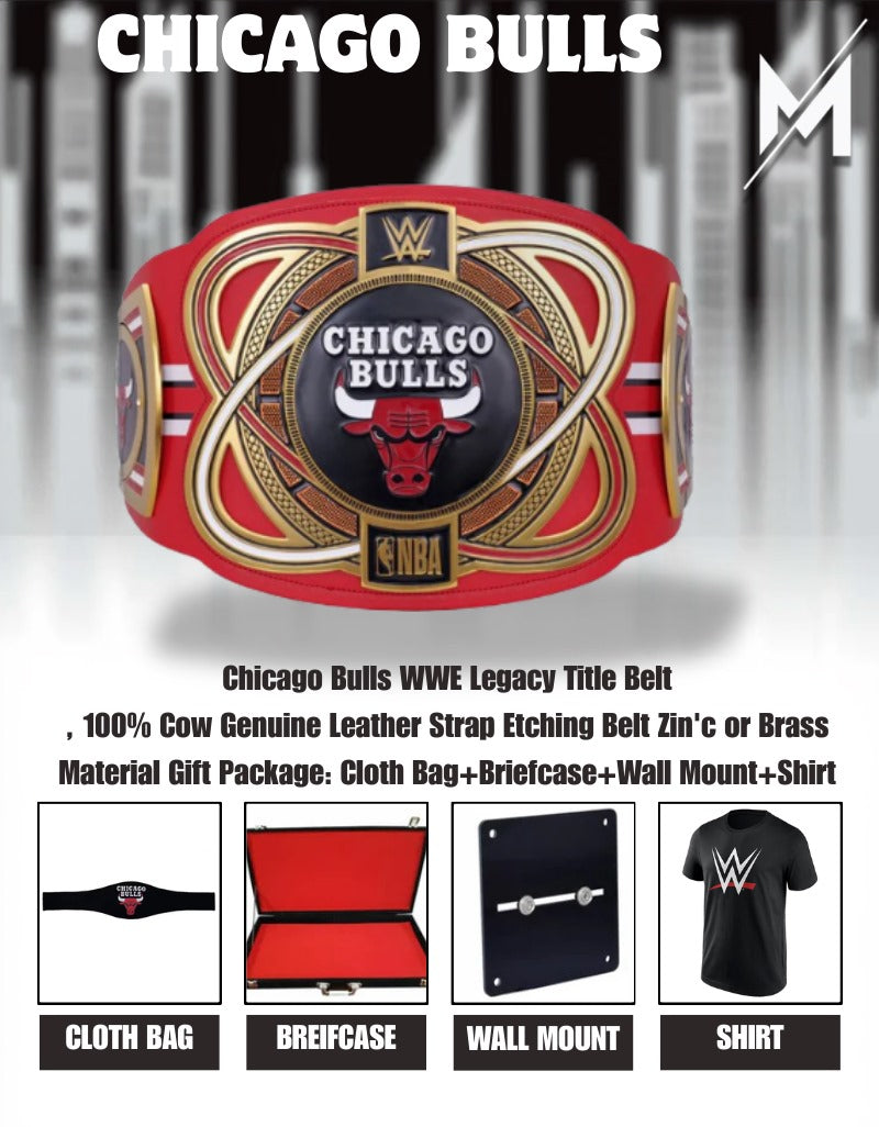 Chicago Bulls WWE Legacy Title Belt
