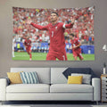 Cristiano Ronaldo Portugal Vs. Uzbekistan Flag For 2026 World Copa