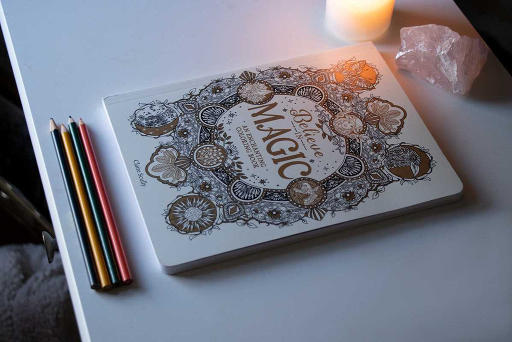 Believe in Magic Coloring Book by Claire Scully