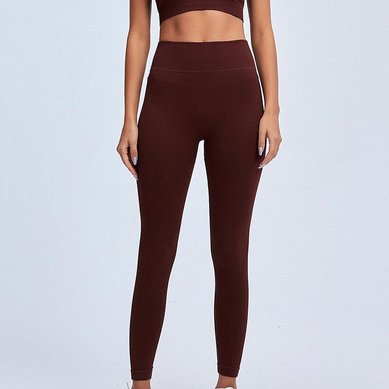 Elegant Blue Yoga Pants High Waisted Gym Leggings Yoga Leggings Seamless Gym Push Up Workout Stretch Fitness Sweatpants Ultra Soft Leggings Tight Sport Women Fitness Seamless Female Legging Tummy Control Running Pants For Training