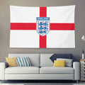 England National Football Team Three Lions Retro 2003 Crest Flag For 2026 World Copa