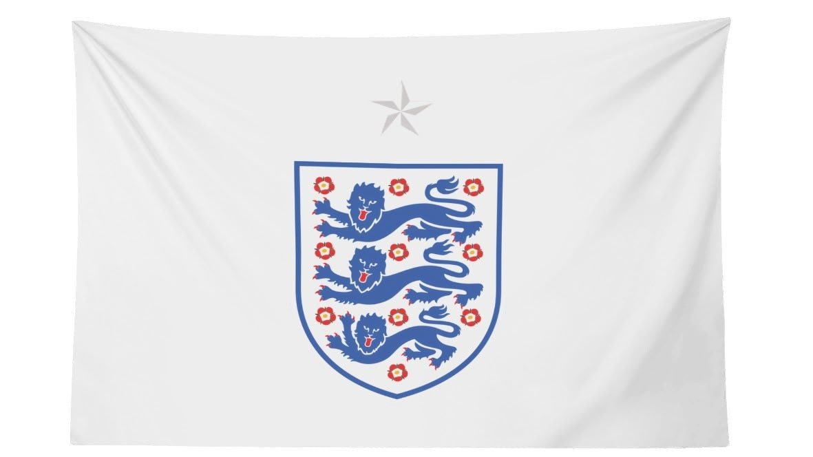 England Three Lions Football Crest Flag for 2026 World Cup