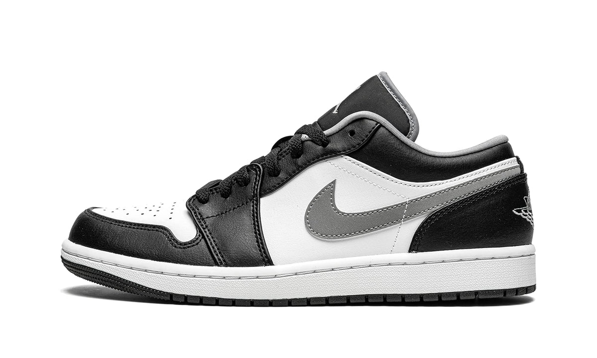 Nike Mens Air Jordan 1 Low Black/Particle Grey Black/Particle Grey/White 12