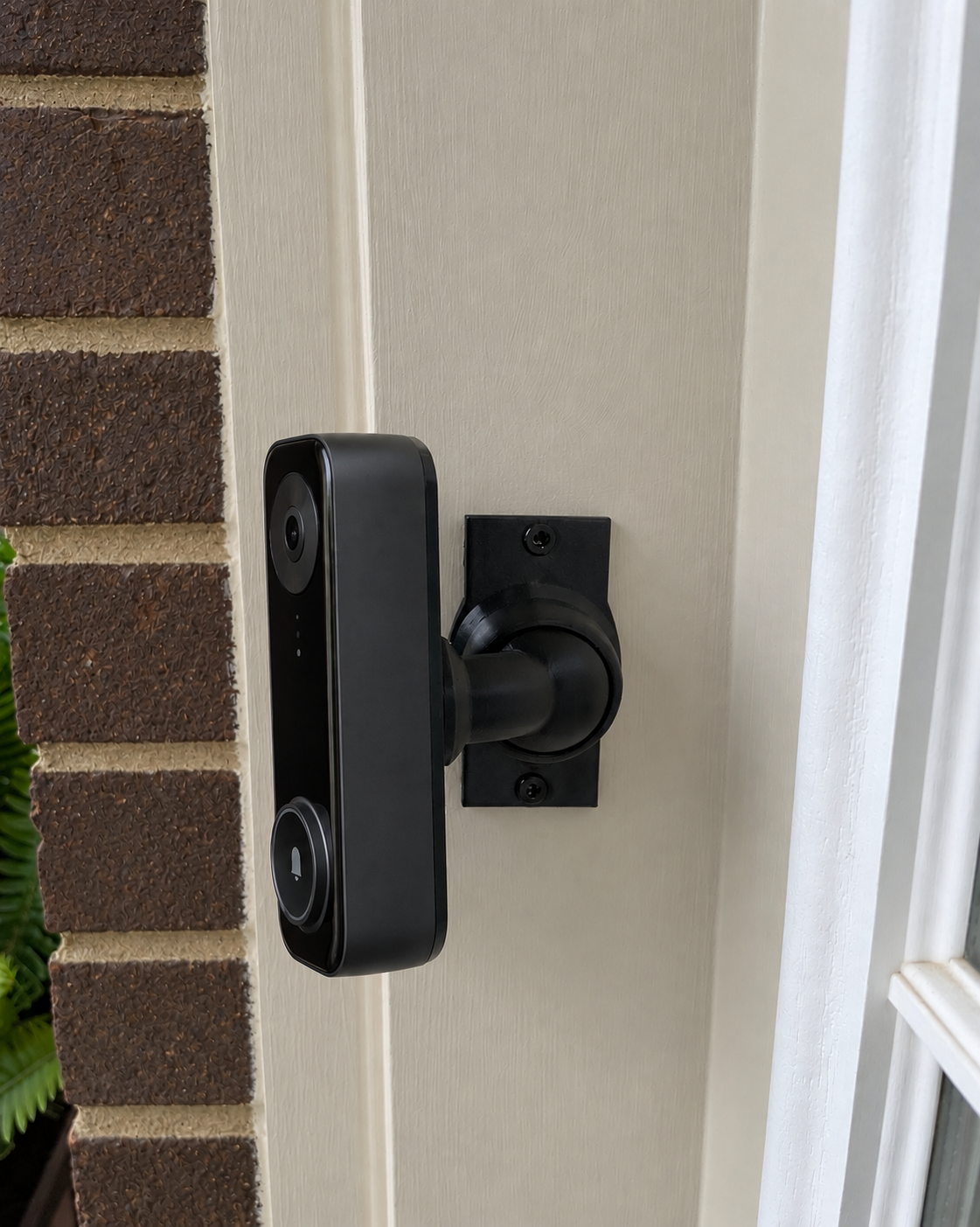 15-90° Adjustable Swivel Mount for Aqara Doorbell G400 | 2K 3:4 Head-to-Toe PoE or Wired Wi-Fi 6 | Cat-5e Pass-Through Pivot