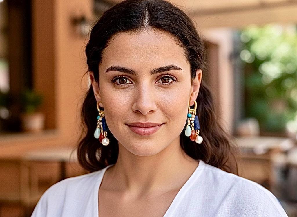 Boho Gemstone Tassel Earrings | Amazonite Agate Pearl Drop