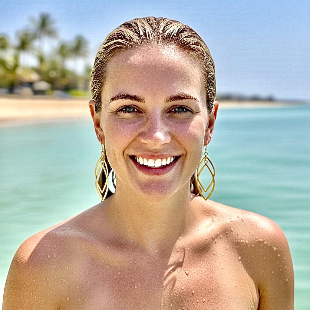 Long Slender Infinity Twist Hoop Earrings | Gold Silver Dangle Drop