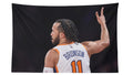 Jalen Brunson 3 Point Celebration Backshot Flag