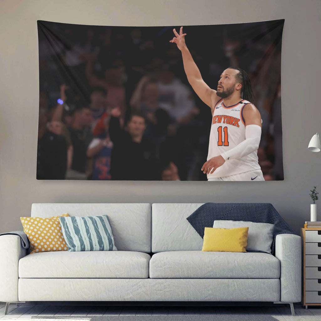 Jalen Brunson 3 Point Celebration Flag