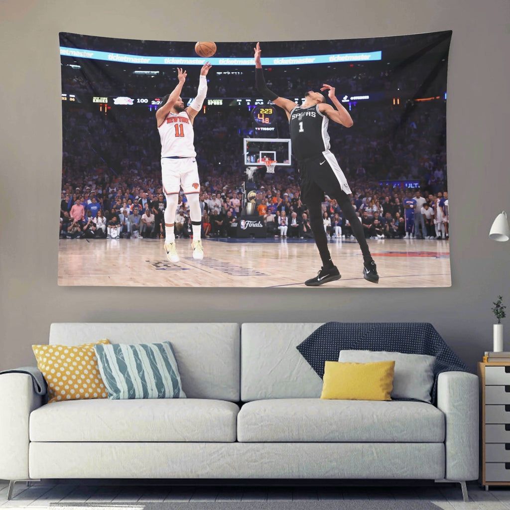 Jalen Brunson Vs. Victor Wembanyama Flag