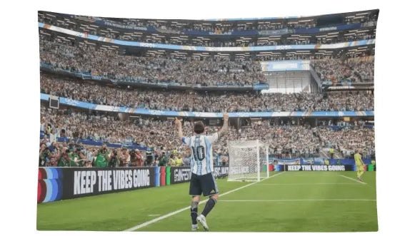 Lionel Messi Argentina Vs. Austria Flag For 2026 World Copa