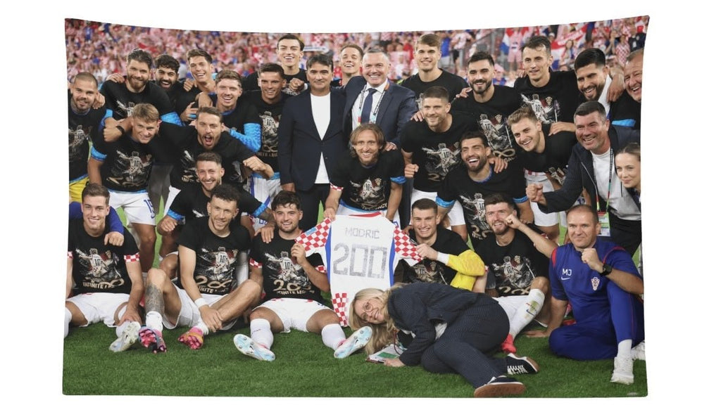 Luka Modric 200 Croatia Appearances Flag For 2026 World Copa