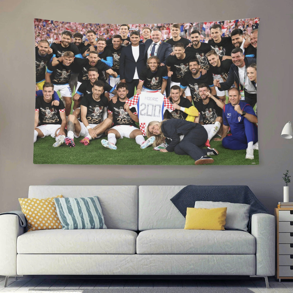 Luka Modric 200 Croatia Appearances Flag For 2026 World Copa
