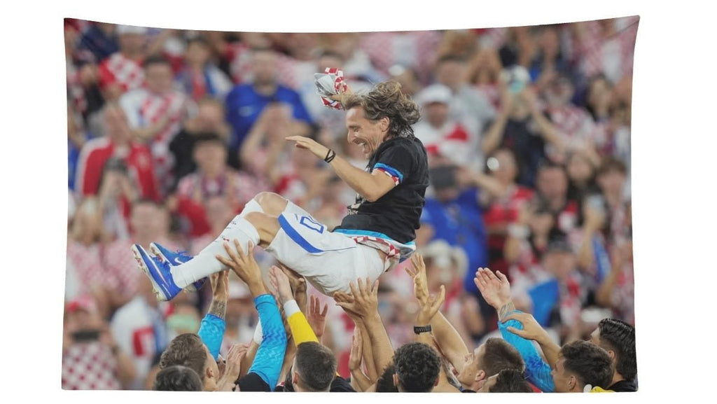 Luka Modric Croatian Celebration Flag For 2026 World Copa