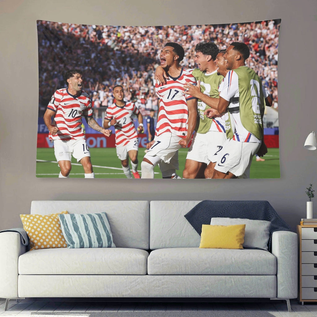 Malik Tillman United States Vs. Belgium Flag For 2026 World Copa