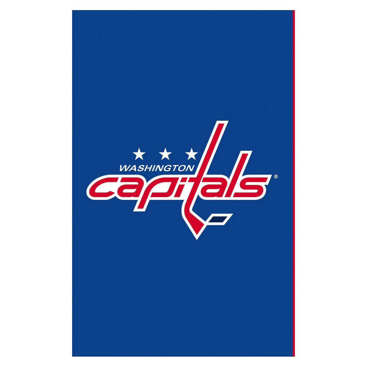 Washington Capitals Premium 2-Sided Garden Flag Banner, Embroidered Applique, 13x18 Inch, Display Stand Sold Seperately, Officially Licensed