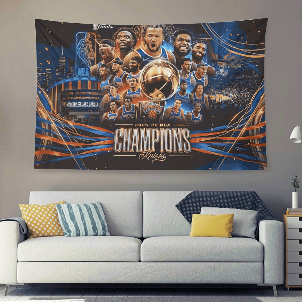 New York Knicks NBA Finals Champions Flag