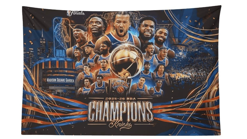 New York Knicks NBA Finals Champions Flag