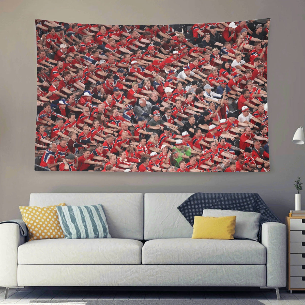 Norway Fan Viking Row Celebration Flag For 2026 World Copa