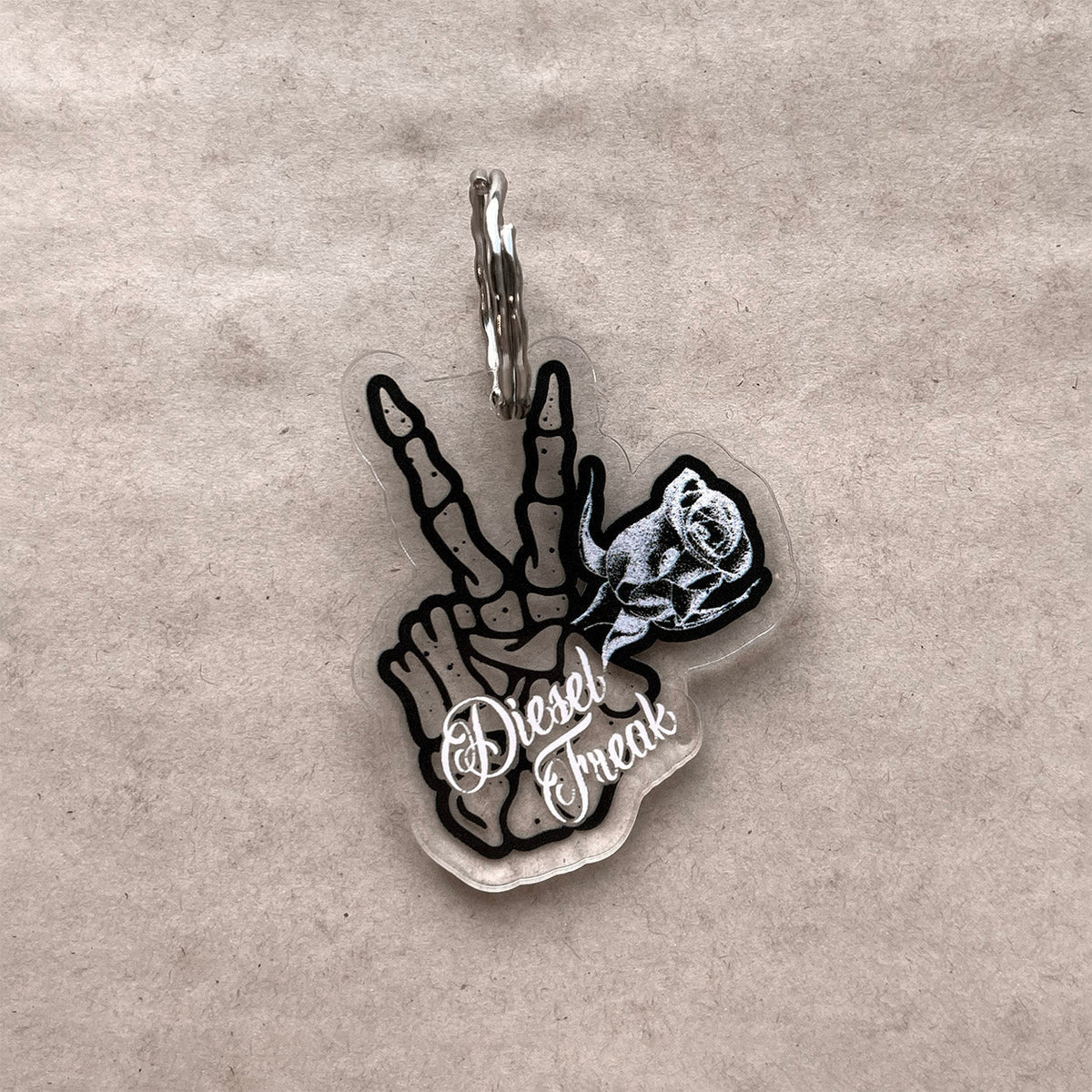 Peace Roses Keychain