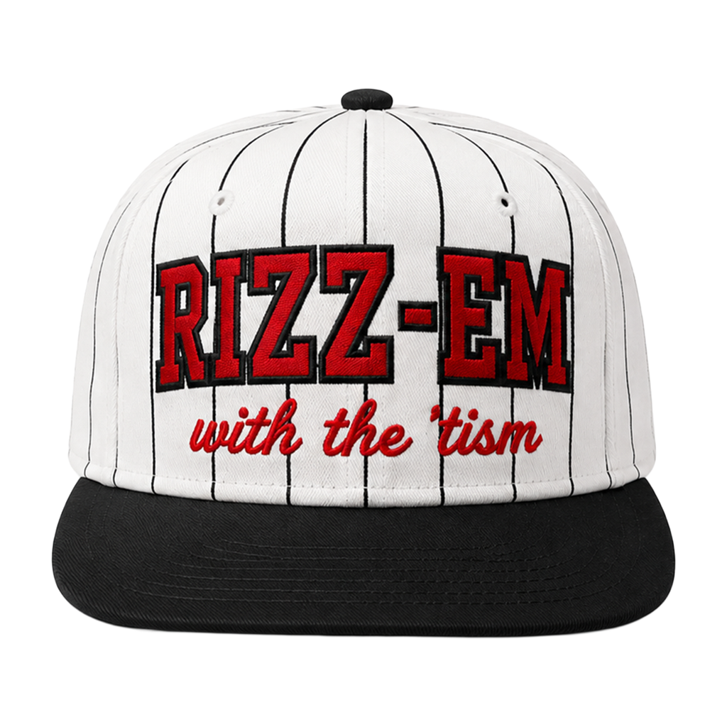Rizz Em With The Tism Custom Embroidered Hat
