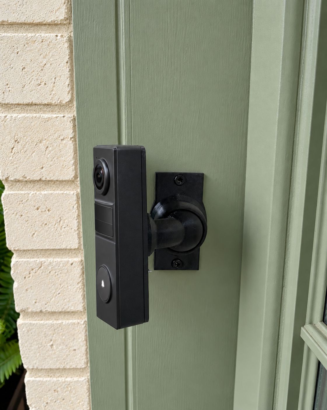 15-90° Adjustable Angle Mount for TP-Link Tapo D205 Battery Doorbell | Side-Wall & Corner Aiming, Locks in Place